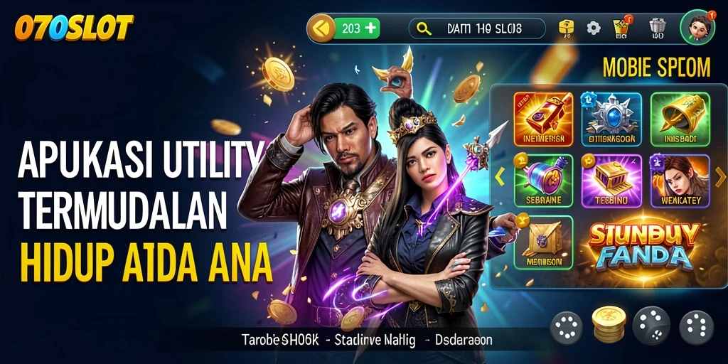 Tampilan antarmuka pengguna yang intuitif dari 070SLOT.