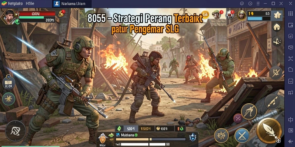 Tampilan Gameplay Menarik di <strong>8055</strong> – Strategi Perang yang Menakjubkan