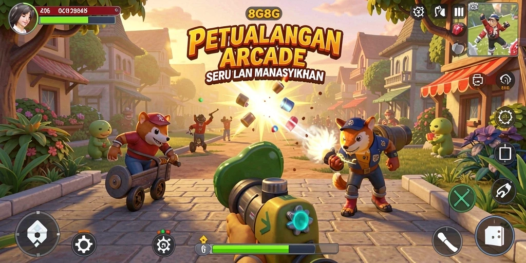 Tangkapan layar 8G8G dengan gameplay seru dan menantang.