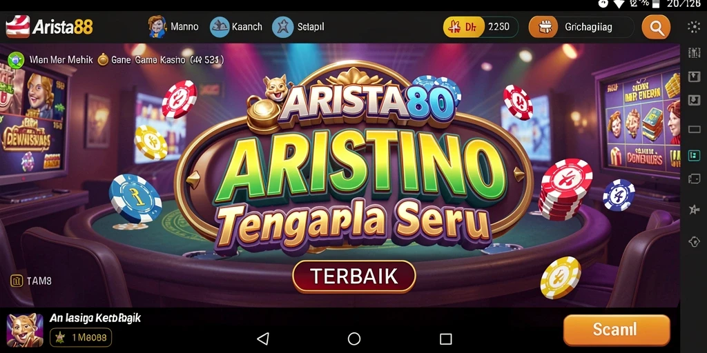 Tampilan gameplay seru di ARISTA88 dengan berbagai pilihan permainan Kasino.