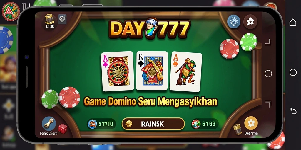 Tampilan screenshot menghadirkan keseruan bermain Domino.