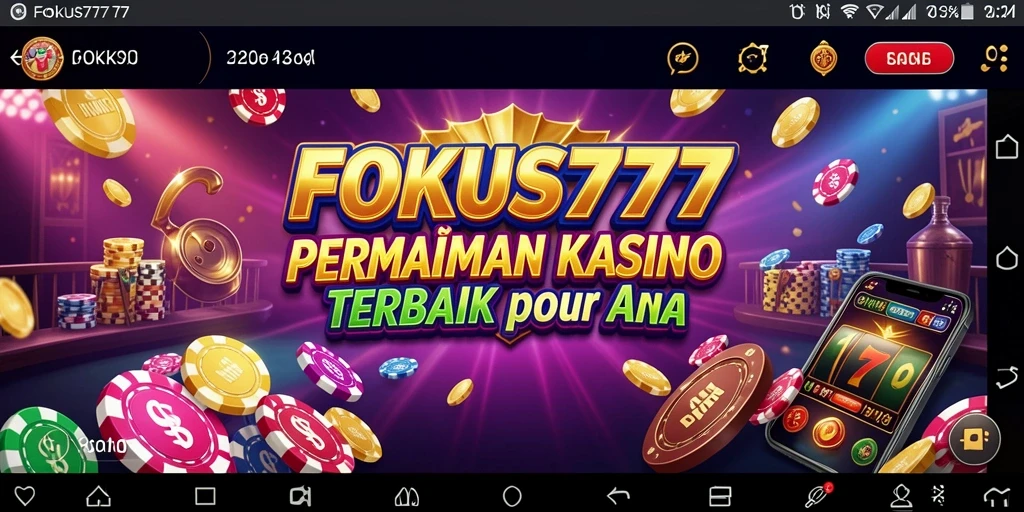 Gameplay seru FOKUS777 menampilkan berbagai permainan kasino yang menghibur.