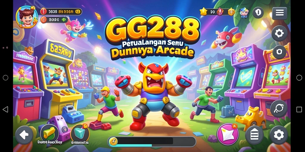 Screenshot GG288 menampilkan keseruan gameplay arcade yang menegangkan.