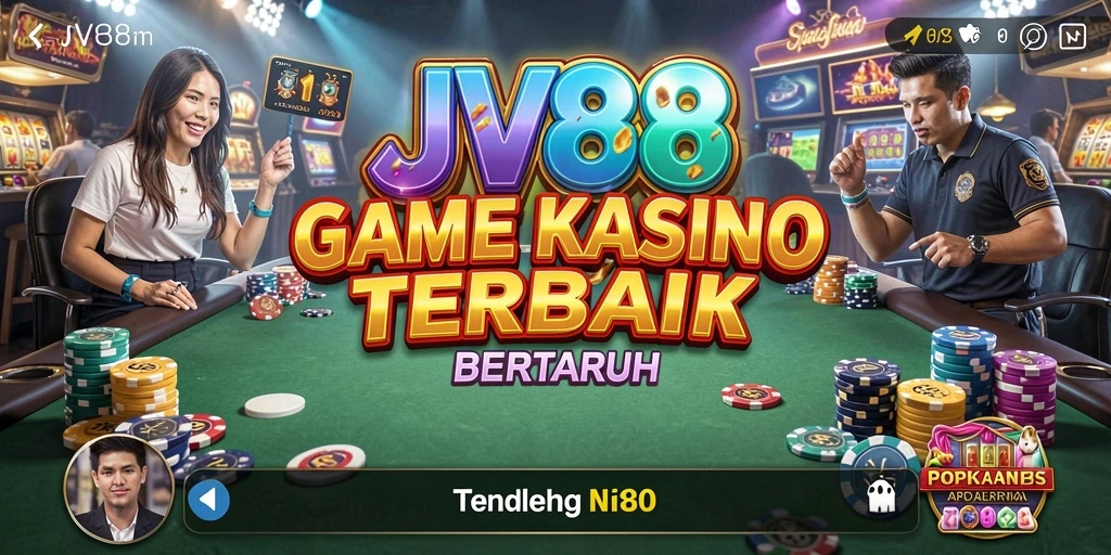 Tampilan menarik saat bermain game Kasino di JV88.