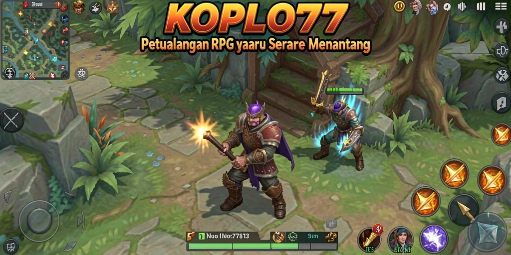 Tampilan gameplay KOPLO77 yang seru dan menantang.