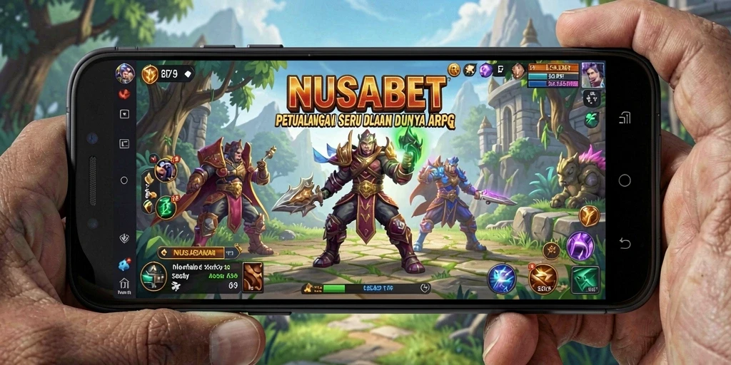 Tampilan seru gameplay NUSABET dalam dunia ARPG yang menegangkan.