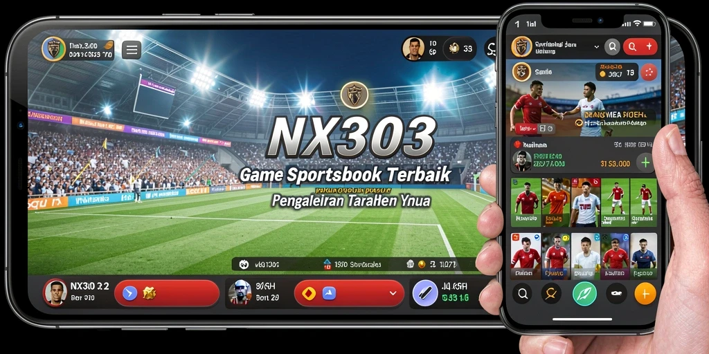 Tampilan menarik aplikasi NX303 dengan berbagai pilihan taruhan olahraga.
