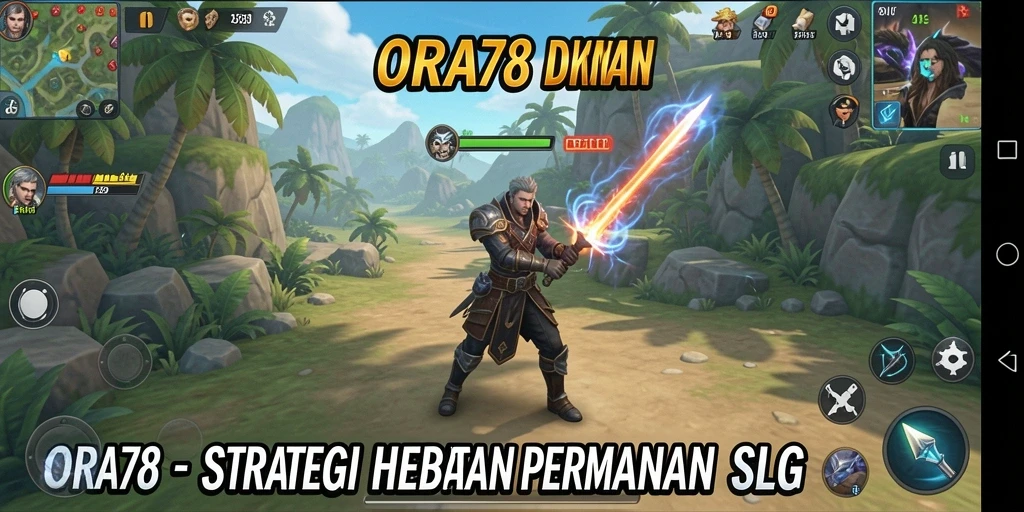Tampilan menarik dari gameplay ORA78 yang menantang.