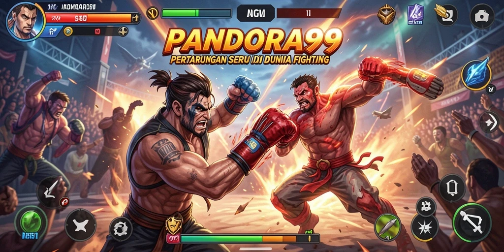 Tampilan gameplay PANDORA99 yang seru dalam pertempuran Fighting.