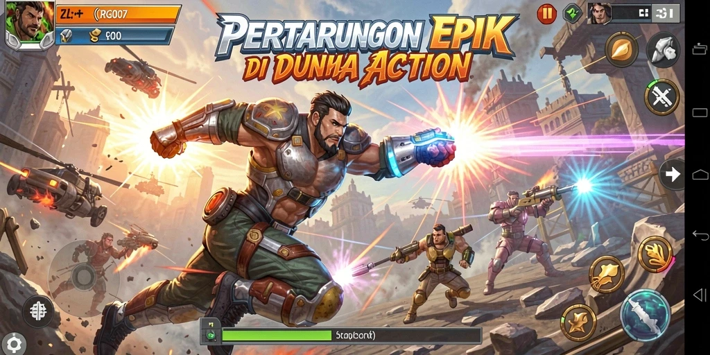Tampilkan aksi seru dalam gameplay PRG007 dengan grafis menakjubkan.