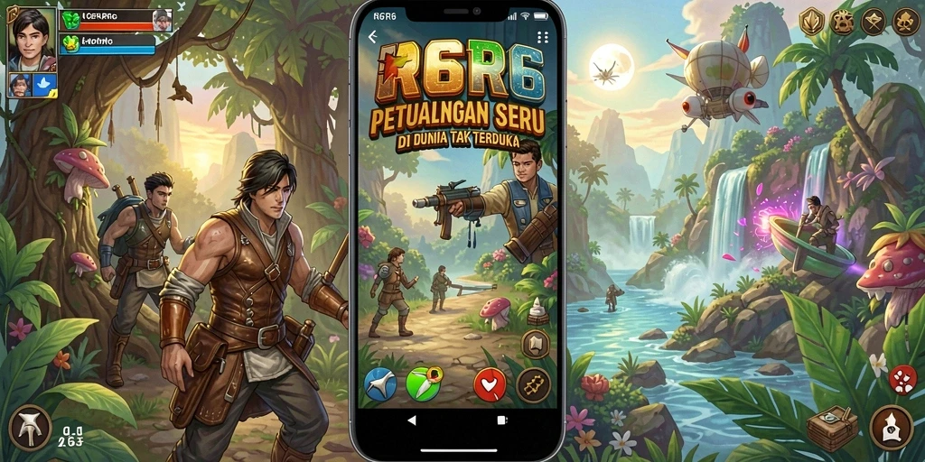 Tampilan gameplay R6R6 dengan petualangan menegangkan dan grafik memukau.