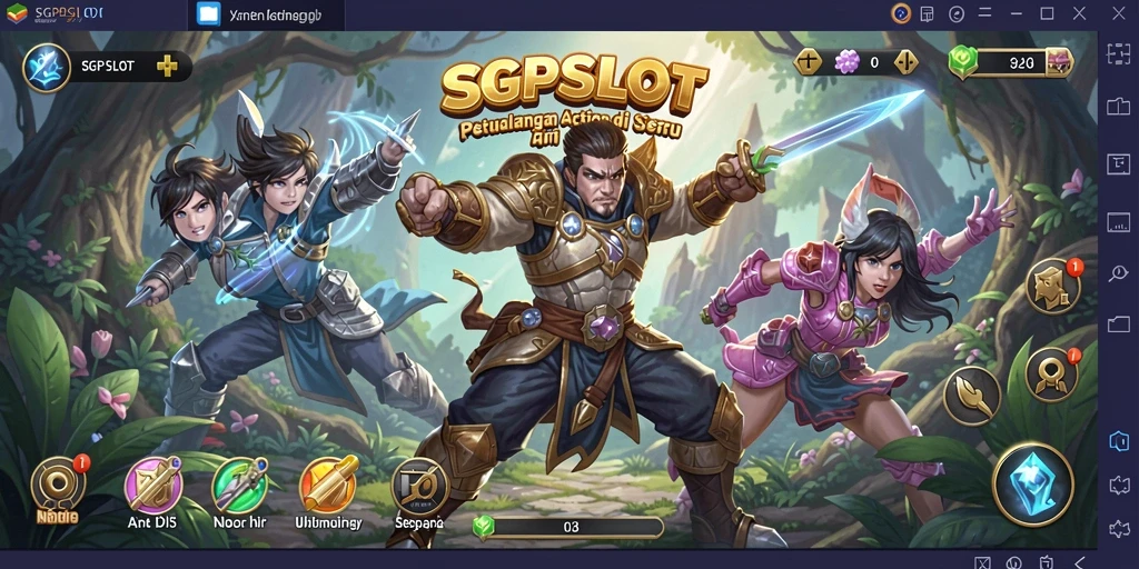 Tampilan visual terbaik dari gameplay SGPSLOT yang menarik.