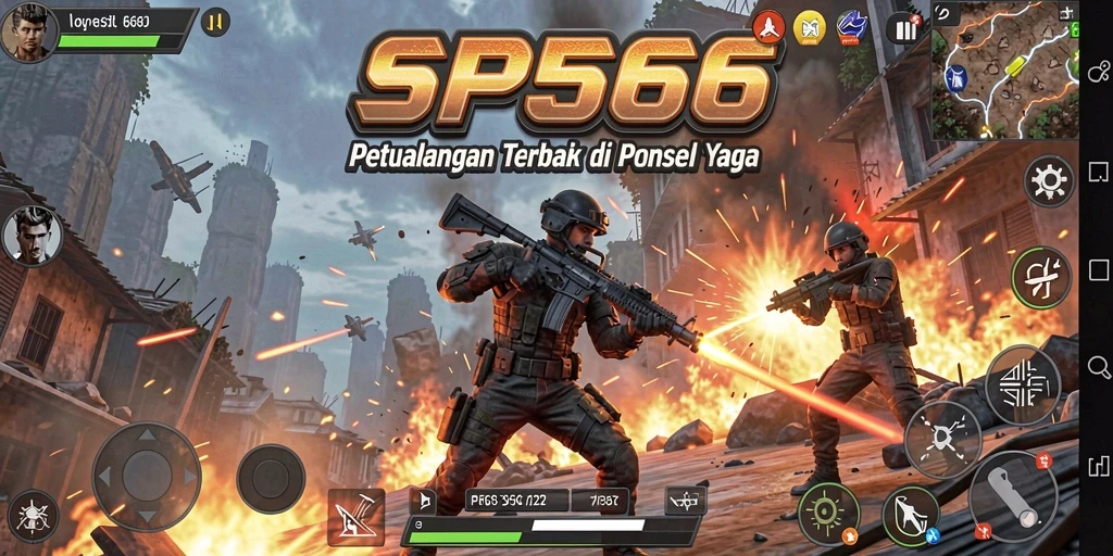 Gameplay SP666 menampilkan aksi menegangkan dan grafis yang menawan.