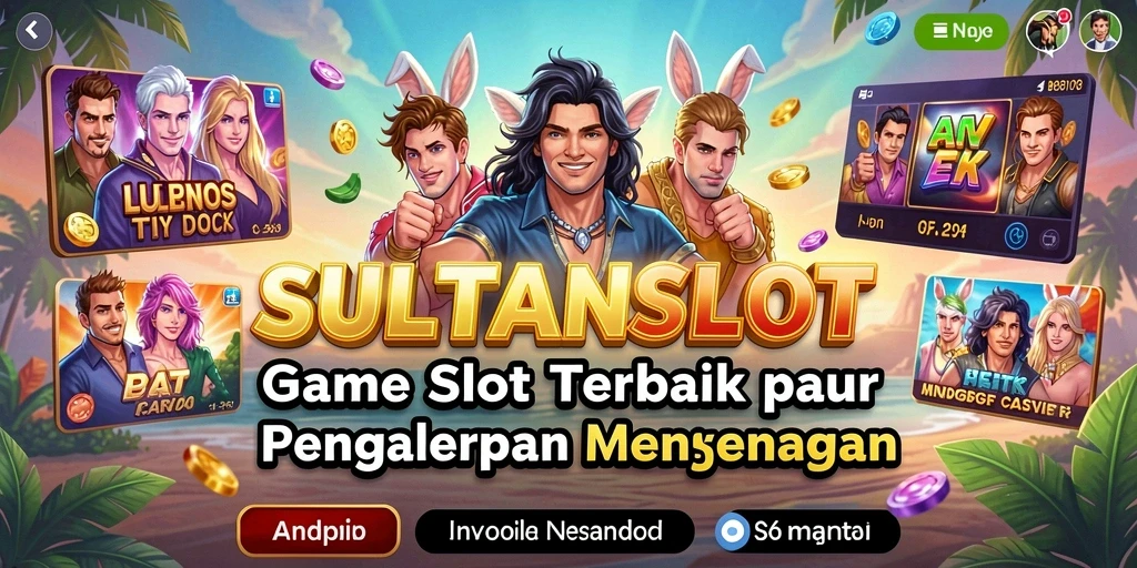 Screenshot gameplay SULTANSLOT menampilkan putaran penuh warna.