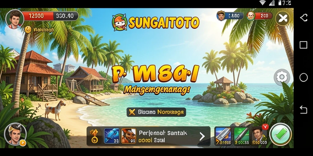 Tampilan gameplay SUNGAITOTO yang menyenangkan dan menghibur.