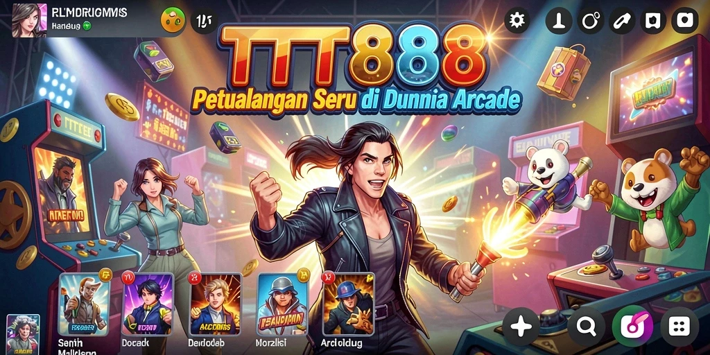 Tangkapan layar utama TTT888 menunjukkan aksi gameplay yang mendebarkan.