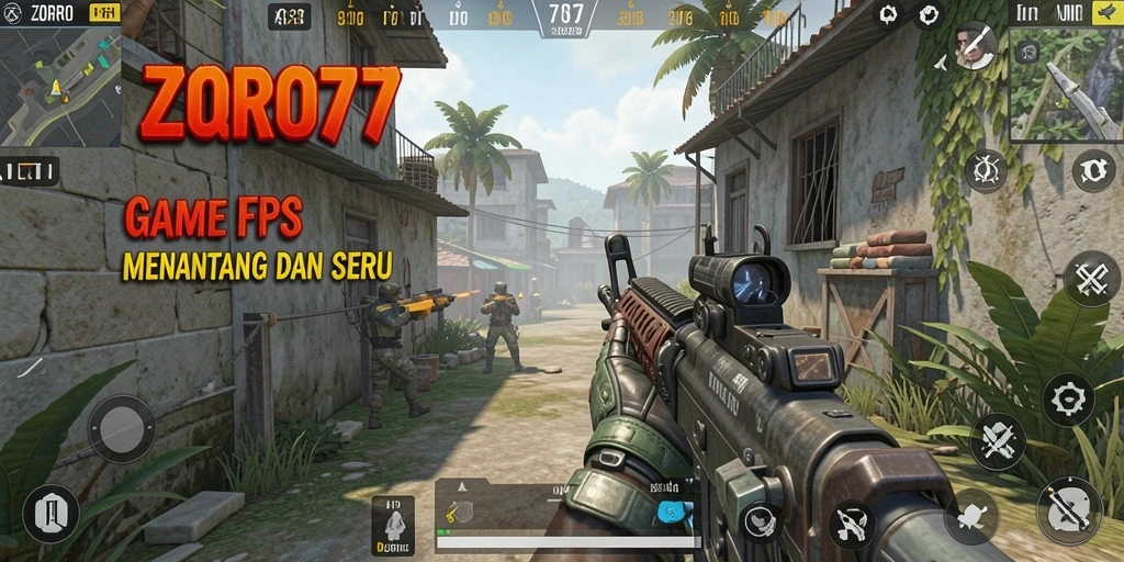 Tampilan gameplay ZORO77 yang menegangkan dan seru.